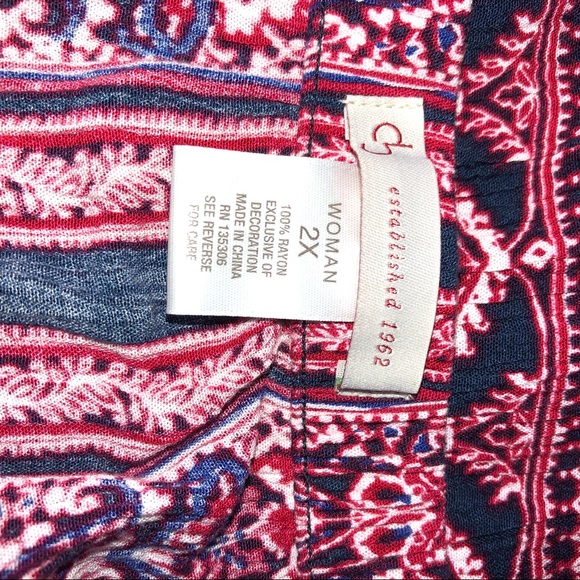 CB established 1962 2xl rayon long skirt - Picture 5 of 5